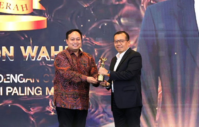 Kementerian ATR/BPN Terima Penghargaan dari INDOPOSCO atas Diseminasi Strategi Komunikasi yang Paling Masif