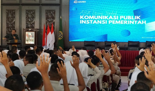 Biro Humas dan Protokol ATR/BPN Berikan Bekal Pengetahuan Komunikasi Publik dalam Rangka KKN Taruna STPN 2025