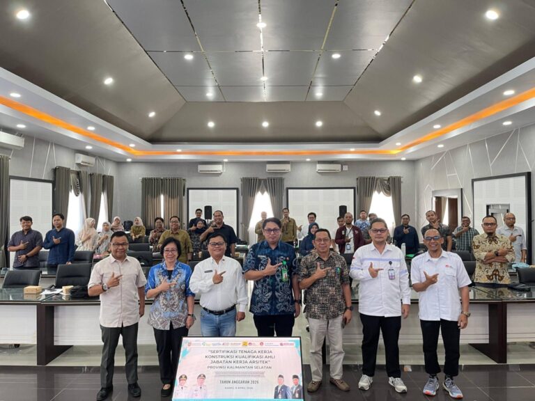 Pemprov Kalsel Gelar Sertifikasi Arsitek, Perkuat Kompetensi Tenaga Konstruksi