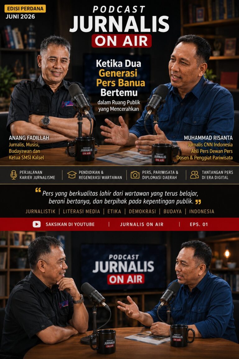 Dari Wartawan Daerah ke Ahli Pers Nasional, Kisah Muhammad Risanta Terungkap di Jurnalis On Air