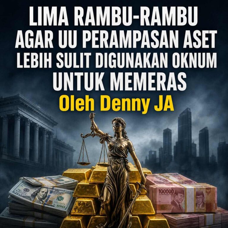 Lima Ranbu-rambu Agar UU Perampasan Aset Lebih Sulit Digunakan Oknum untuk Memeras